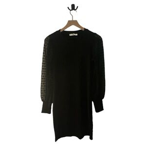 Women's Lush Black Long Sleeve‎ Dress Size Small